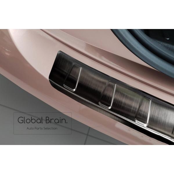 フィアット 500e リア バンパー プロテクター ガード ブラック