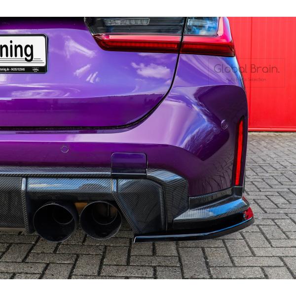 BMW M3 G81 カーボンエクステリアPKG リア サイド スプリッター スパッツ