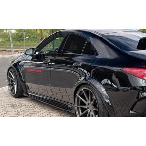メルセデスベンツ CLA45 AMG C118 X118 サイド スカート ディフューザー+ウィング...