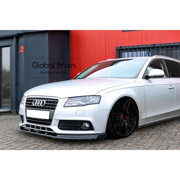 アウディ A4 B8 前期 Sライン アバント セダン フロント リップ スポイラー +ウィングレッ...