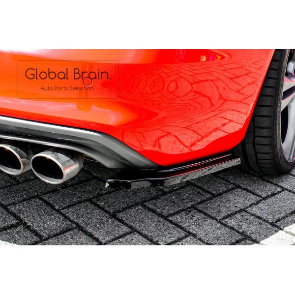 アウディ S4 B8.5 B8 後期 リア サイド スプリッター スパッツ