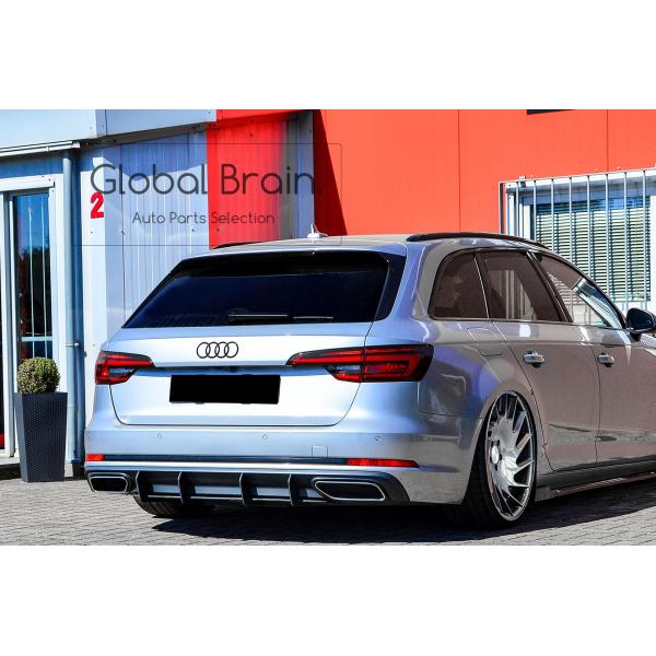 アウディ A4 B9 35 TFSI 前期 アバント リア センター ディフューザー フィン