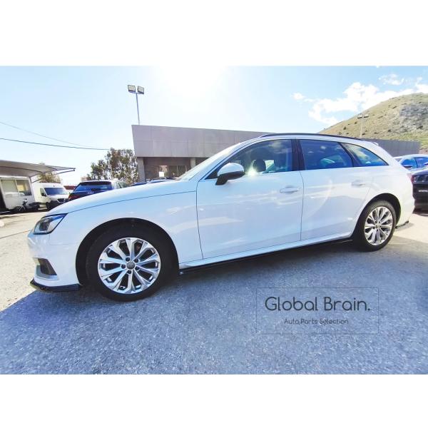 アウディ A4 B9 後期 アドバンスト サイド スカート カバー スポイラー