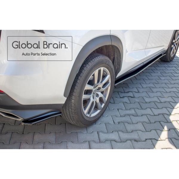 レクサス NX 後期 リア サイド スプリッター スパッツ