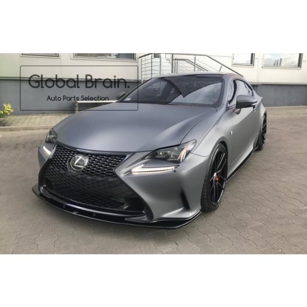 レクサス RC Fスポーツ フロント バンパー リップ スポイラー Ver.1