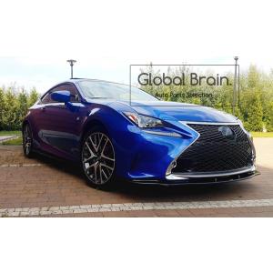 レクサス RC Fスポーツ フロント バンパー リップ スポイラー Ver.2