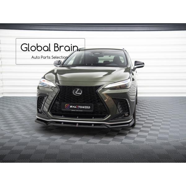 2021- レクサス NX Fスポーツ フロント リップ スポイラー V2