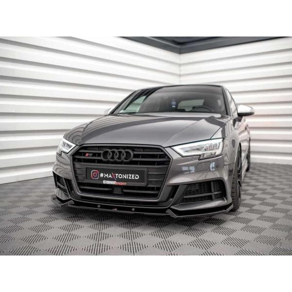 アウディ S3 / A3 8V Sライン 後期 スポーツバック フロント リップ スポイラー V1