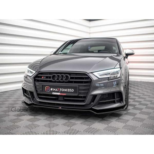 アウディ S3 / A3 8V Sライン 後期 スポーツバック フロント リップ スポイラー V2