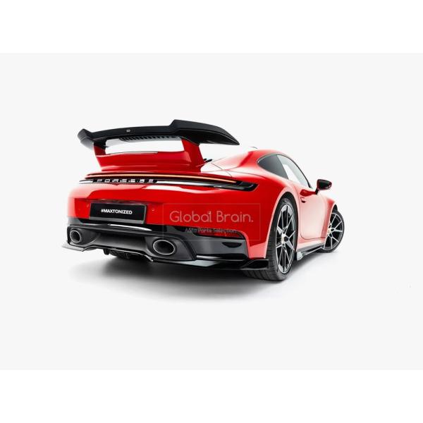 ポルシェ 911 992.2 カレラ スポーツデザイン リア ウィング スポイラー エクステンション