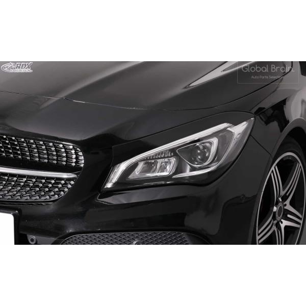 メルセデスベンツ CLA C117/X117 ヘッドライトカバー アイライン アイブロウ