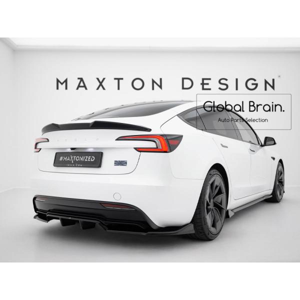 テスラ モデル3 パフォーマンス リア ディフューザー スポイラー V1