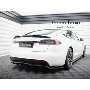 2023- テスラ モデルS プラッド リア トランク スポイラー : Global