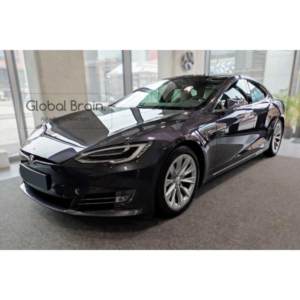 テスラ モデルS リア バンパー プロテクター ガード ブラック