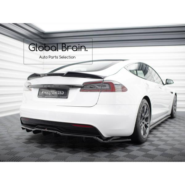 2023- テスラ モデルS プラッド リア トランク スポイラー