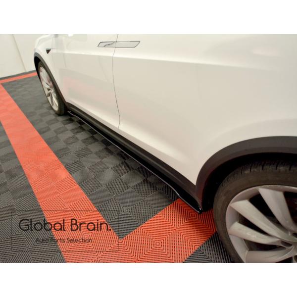 テスラ モデル X サイド スカート カバー スポイラー V2