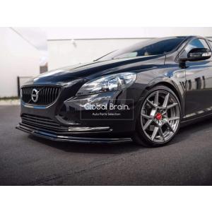 ボルボ V60 T4 Rデザイン 前期 フロント リップ スポイラー V2