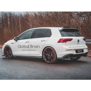 フォルクスワーゲン ゴルフ 8 GTI/ クラブスポーツ サイド スカート カバー スポイラー V3｜globalbrain