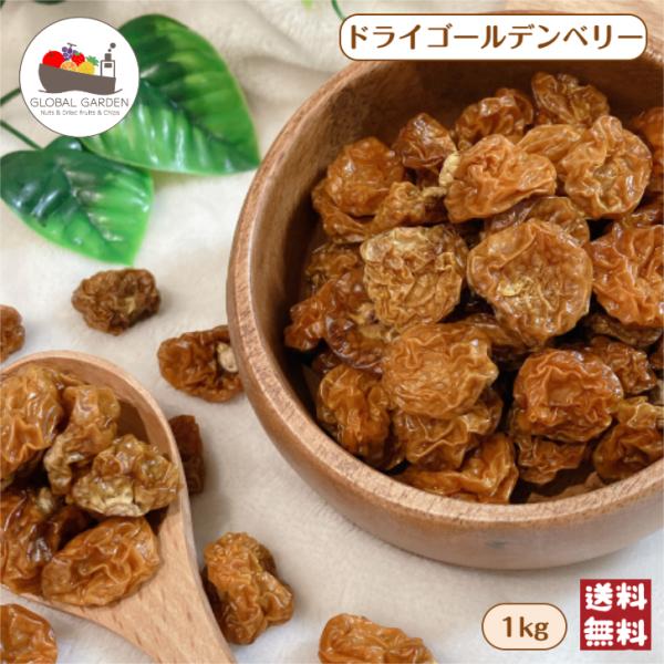 ドライ ゴールデンベリー 1kg (500g×2袋) メール便 送料無料 無添加 砂糖不使用 インカ...