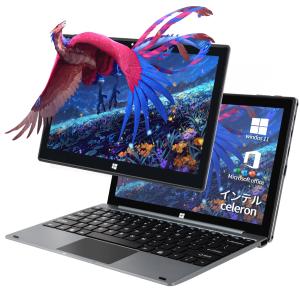 2in1タブレット ノートパソコン 11.6インチ タッチスクリーンCPU Celeron N335...