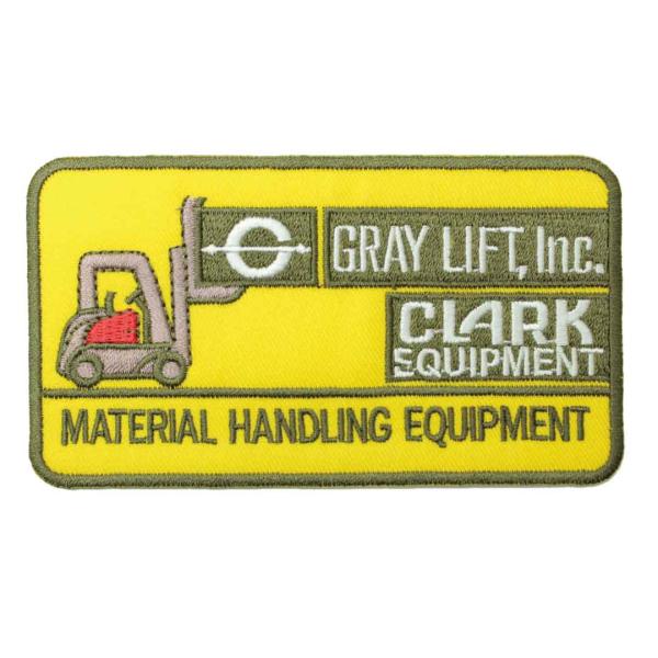 ワッペン アイロン GRAY LIFT エンブレム リフト パッチ ロゴ デザイン アップリケ わっ...