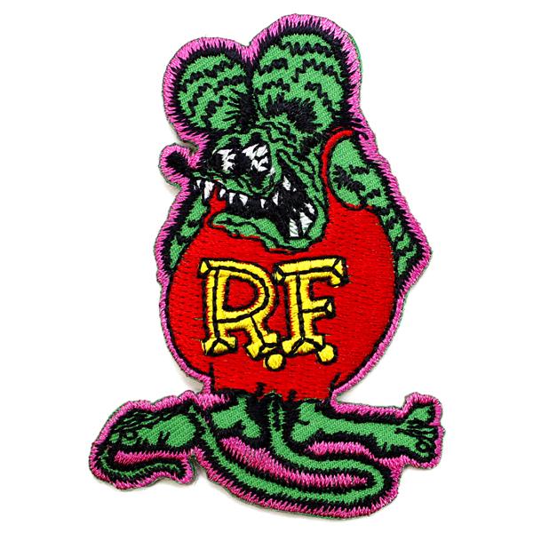 ワッペン ラットフィンク RAT FINK キャラクター ピンスト アイロン アップリケ わっぺん ...