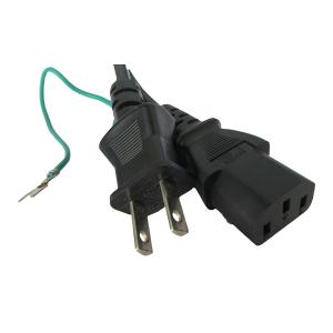電源ケーブル IEC-106-5m 平2ピン＋アース端子