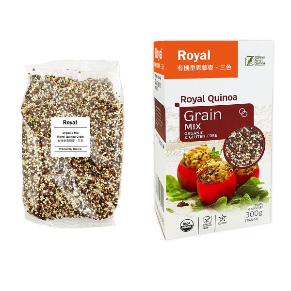 ３色ミックスキヌア（粒）300 g - ORGANIC &amp; GLUTEN-FREE Royal Qu...