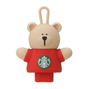 スターバックス ホリデー限定 リユーザブルカップ専用 ドリンクホールキャップ 新品 ベアリスタ くま...