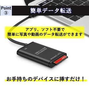 カードリーダー マイクロSD SDカード ty...の詳細画像4