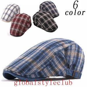 ハンチング帽子チェック柄男女兼用ユニセックスレディースメンズ日焼け防止日除け熱中症対策日焼け予防日よけ紫外線対策UV対策外