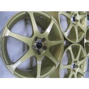 STRANGER Vスポーク 中古ホイール 4本 7J 17インチ PCD100 5穴 +53