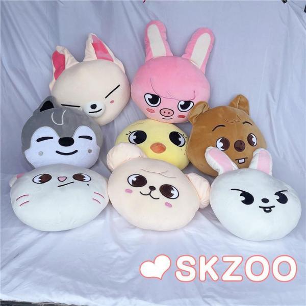 SKZOOグッズ クッション Stray Kids ぬいぐるみ ストレイキッズ キャラクターグッズ ...