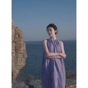 夏ワンピース ノースリーブ ゆったり リゾート...の詳細画像2