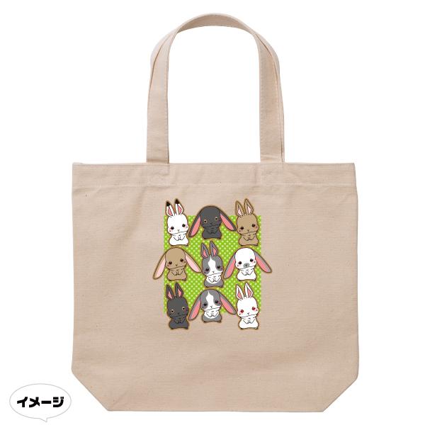 かわいいうさぎトートバッグ　ウサチャン推しの貴方に