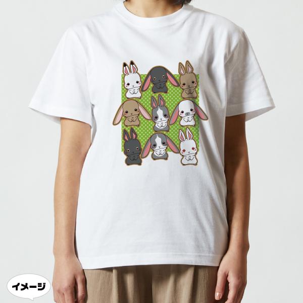 かわいいうさぎTシャツ　ウサチャン推しの貴方に