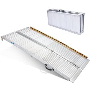 LEMNISCATE 車椅子用スロープ 長さ152cm 幅72cm 耐荷重272kg 折りたたみスロープ