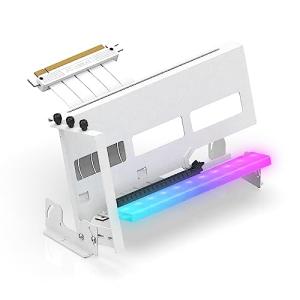 EZDIY-FAB 新しいRGB 垂直 PCIe4.0 GPUブラケット マルチアングル調整垂直グラフ