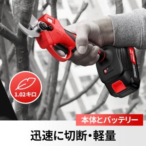 【おまけ中】電動剪定ハサミ 剪定ばさみ 充電式...の詳細画像1
