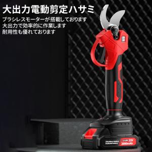 【おまけ中】電動剪定ハサミ 剪定ばさみ 充電式...の詳細画像4