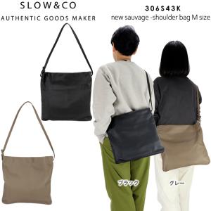 スロウ ショルダーバッグ SLOW レザー 革 NEW SAUVAGE 306S43K スロウ slow｜gloopy-komono