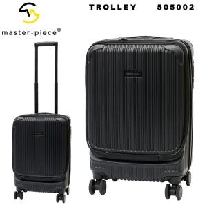 マスターピース キャリーケース master-piece TROLLEY 505002  スーツケース 約34L 1〜3泊 機内持ち込み対応サイズ TAS ロック キャスターロック｜gloopy