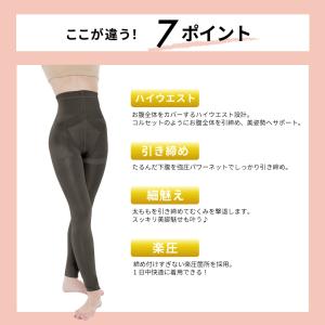 骨盤矯正 骨盤ガードル ハイウエスト【ミクスパ...の詳細画像2