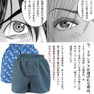 男性用下着 前開き 先染め プリント トランク...の詳細画像4