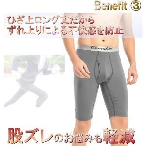 ロングボクサーパンツ 2枚 セット メンズ 男...の詳細画像4