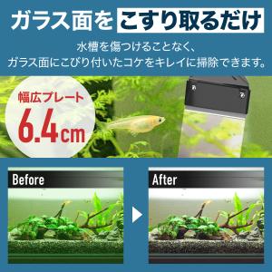 水槽 コケ取り スクレーパー 道具 掃除 プロ...の詳細画像2