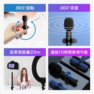 ピンマイク ワイヤレス ワイヤレスマイク スマ...の詳細画像3