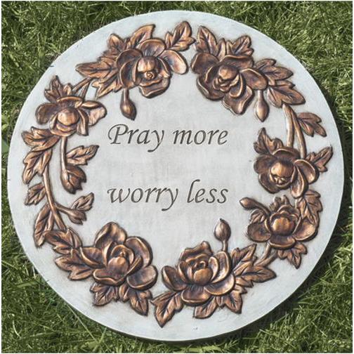 ガーデンストーン サークル・オブ・ラブ・センチメント ブロンズ仕上げ