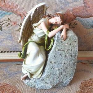 開運 天使 置物 プランター ガーデニング エンジェル 雑貨 フレアー