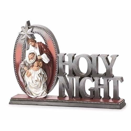 イエスキリストご降誕 ネィティビティ ホーリーファミリー HOLY NIGHT 聖なる夜置物 ワイン...
